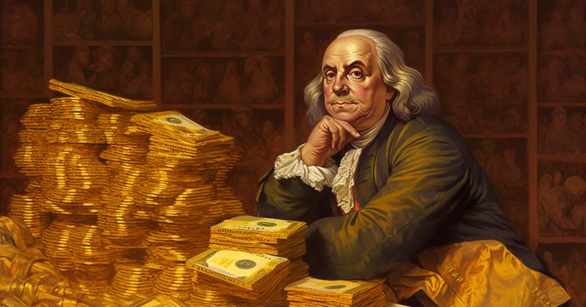 What is Benjamin Franklin's net worth in 2024?