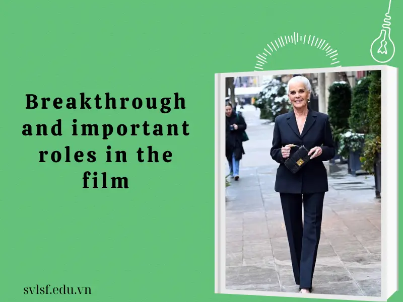 Breakthrough and important roles in the film