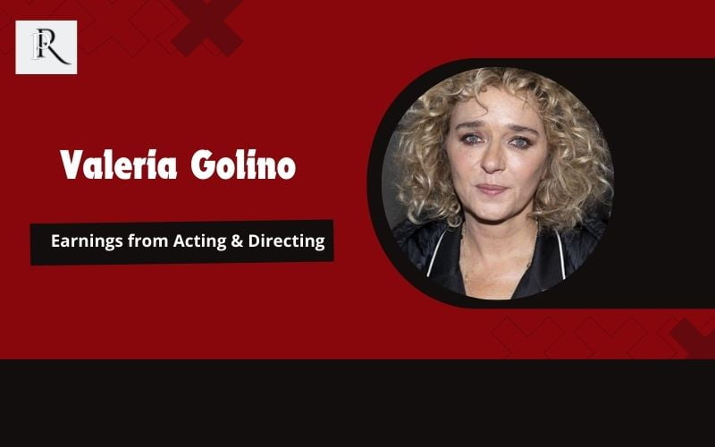 Valeria Golino's income is from acting and directing