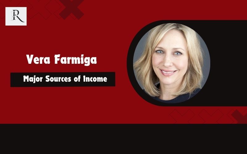 Vera Farmiga's main source of income
