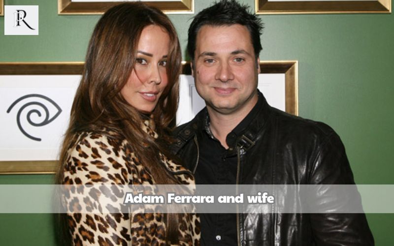 Adam Ferrara and his wife