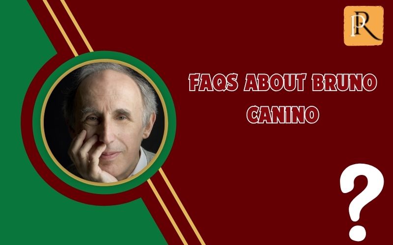 Frequently asked questions about Bruno Canino