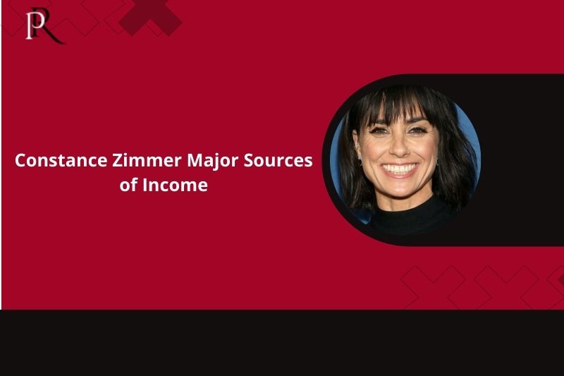 Constance Zimmer Main source of income