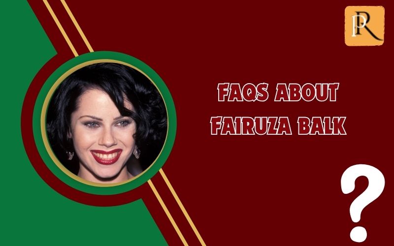 Frequently asked questions about Fairuza Balk