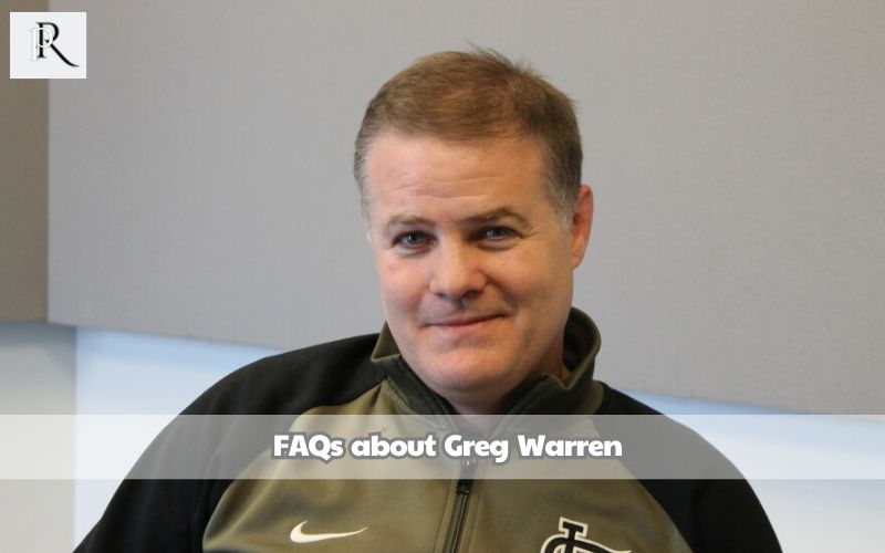 Frequently asked questions about Greg Warren
