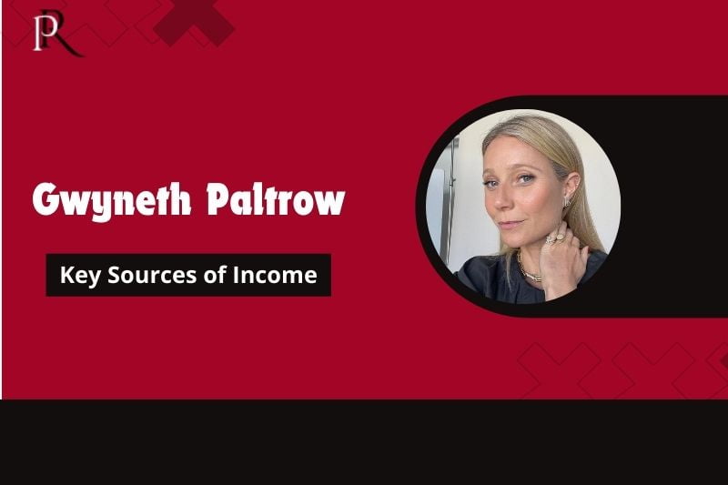 Gwyneth Paltrow's main source of income