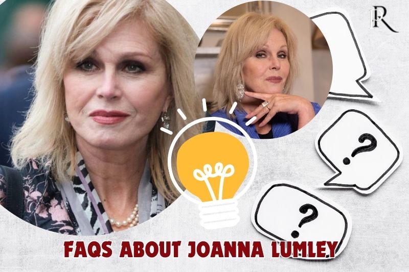 What was Joanna Lumley's first big role?