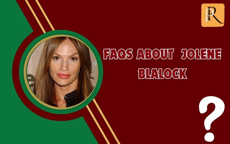 Frequently asked questions about Jolene Blalock