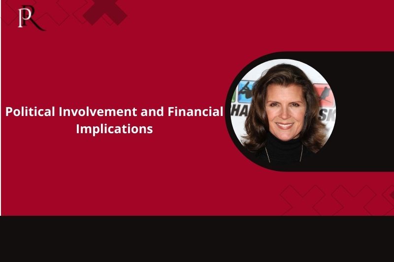 Kimberlin Brown's political involvement and financial implications