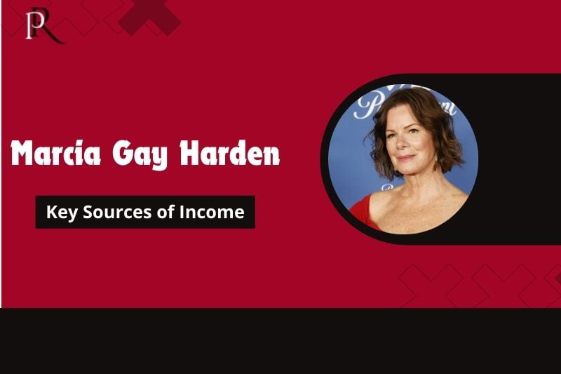 Marcia Gay Harden Main source of income