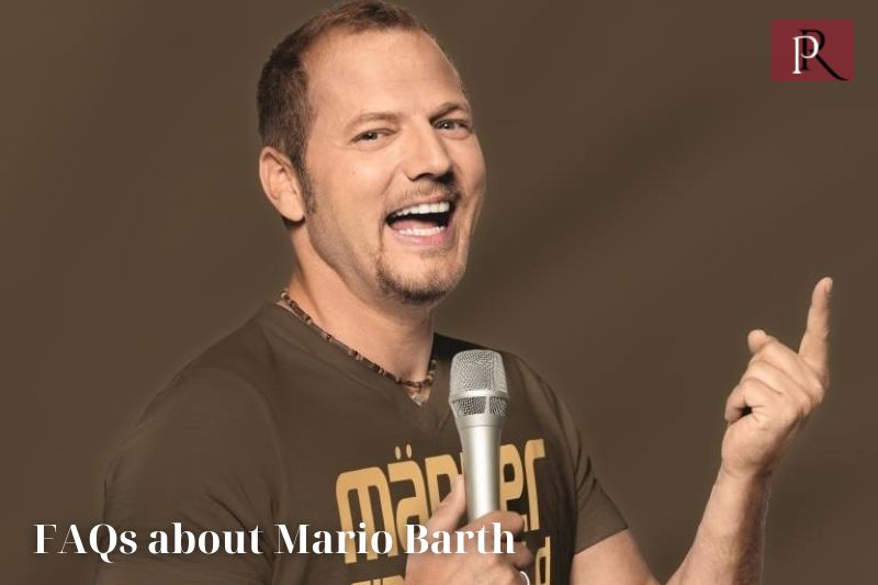 Frequently asked questions about Mario Barth