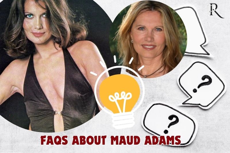 What role did Maud Adams play in the James Bond movies?