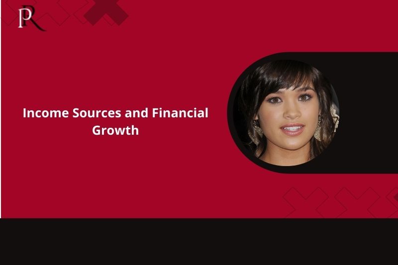 Nicole Gale Anderson Sources of income and financial growth