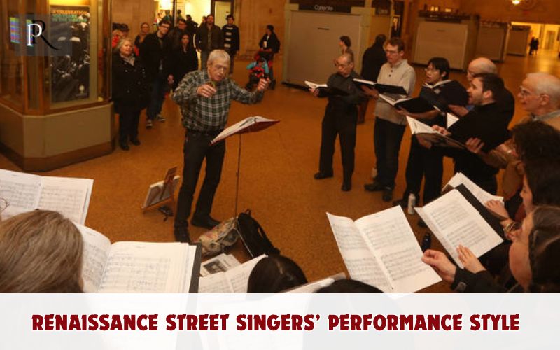 Performance style of Renaissance street singers