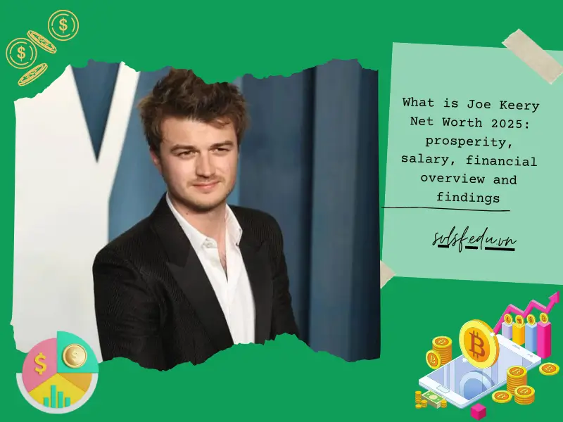 What is Joe Keery Net Worth 2025: prosperity, salary, financial overview and findings