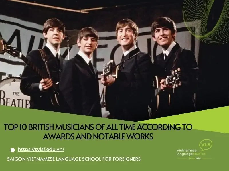 Top 10 British musicians of all time according to awards and notable works